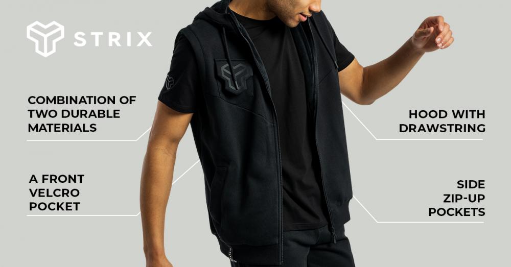 Pánská vesta Essential Black - STRIX