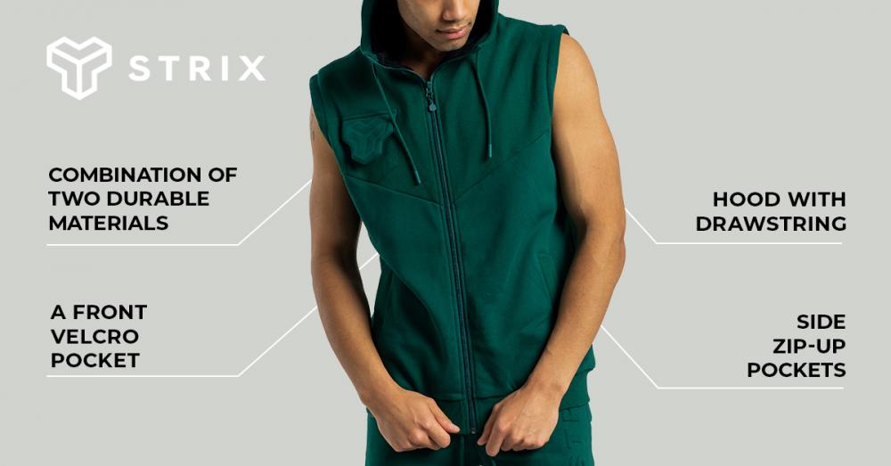 Pánská vesta Essential Vest Emerald - STRIX