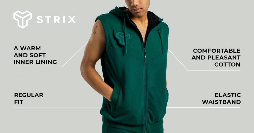 Pánská vesta Essential Vest Emerald - STRIX