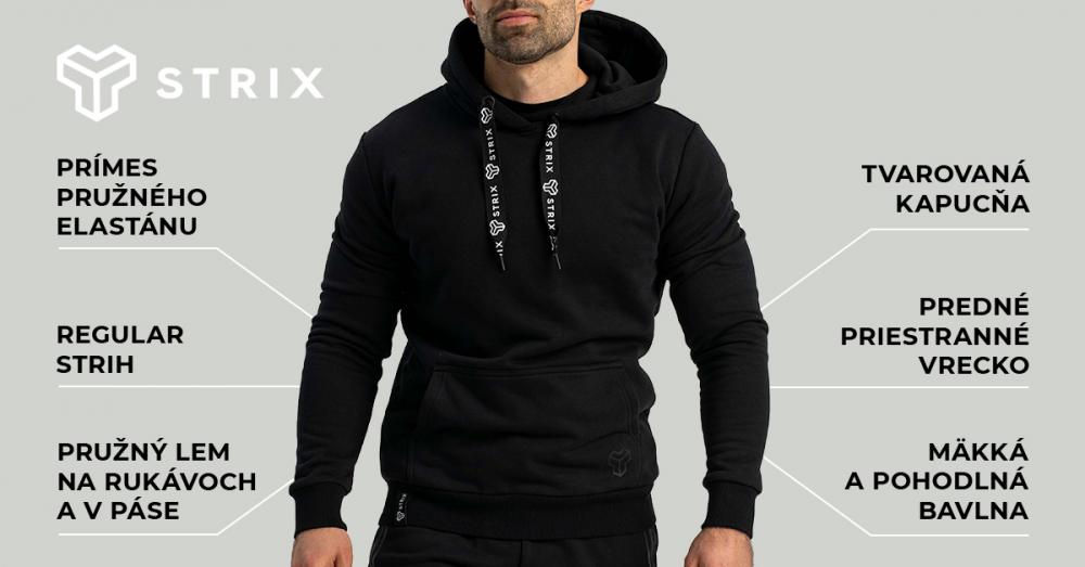 Mikina Hoodie Aster black - STRIX Mikina Hoodie Aster black - STRIX