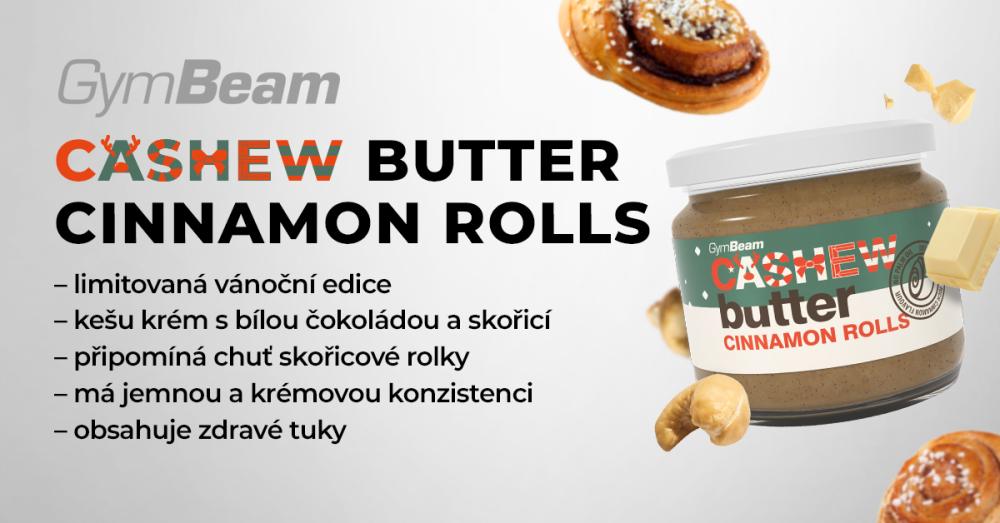 Kešu máslo - Cinnamon rolls - GymBeam