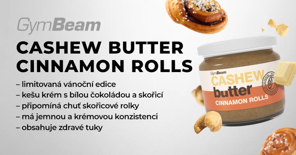 Kešu máslo - Cinnamon rolls - GymBeam