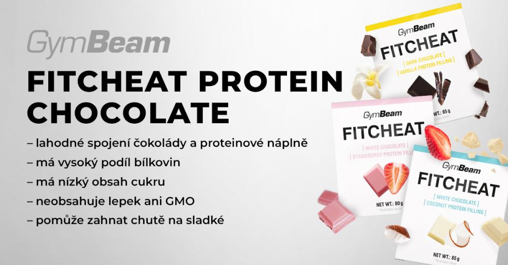 Proteinová čokoláda Fitcheat - GymBeam