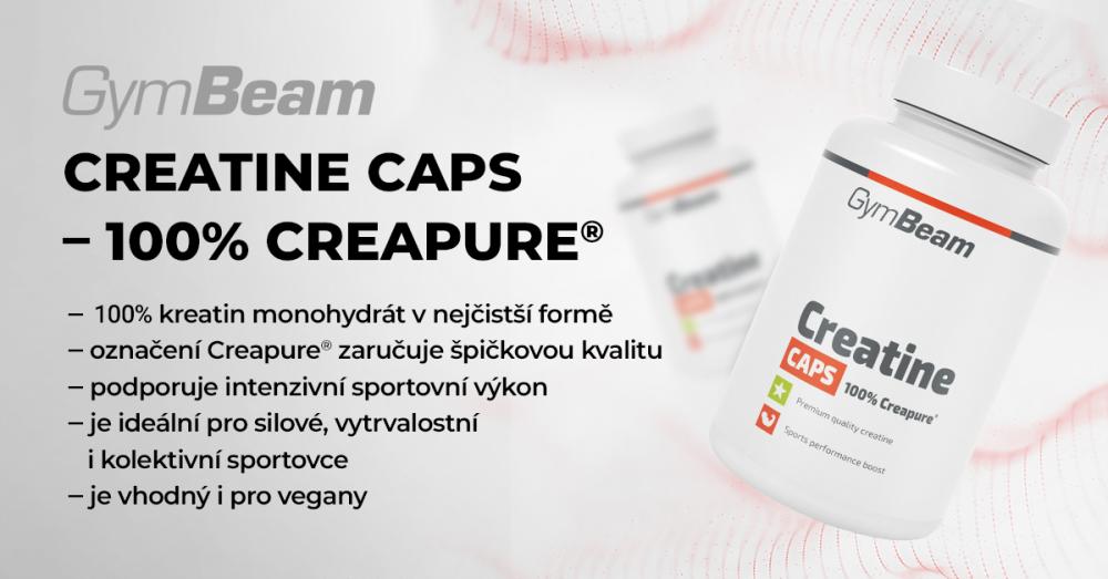 Kreatin CAPS - 100 % Creapure® - GymBeam
