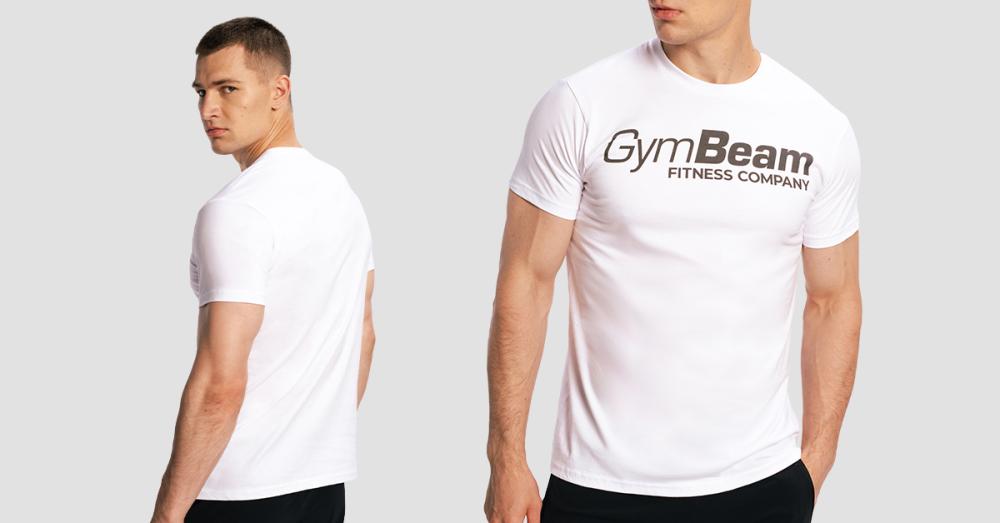 Tričko Fitness White - GymBeam