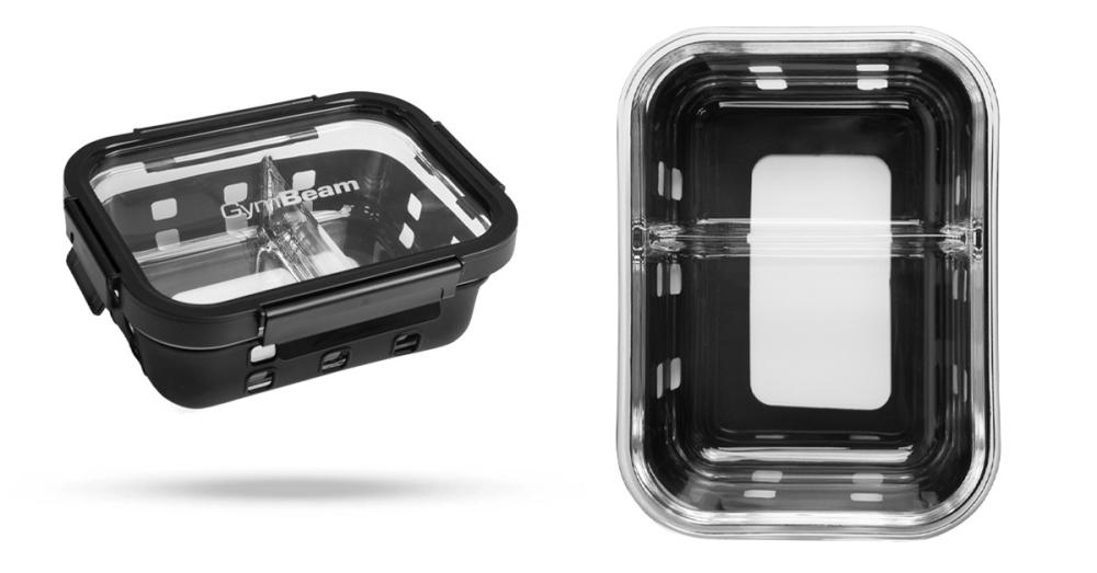 Skleněná dóza na jídlo 1050 ml - GymBeam