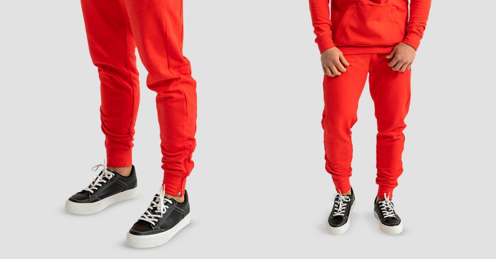Limitless Joggers Hot Red - GymBeam