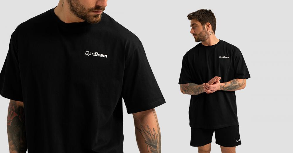Oversized Limitless T-Shirt Black - GymBeam
