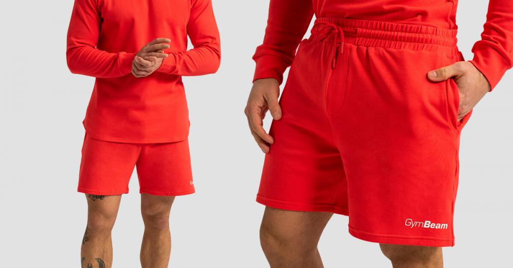 Limitless Shorts Hot Red - GymBeam