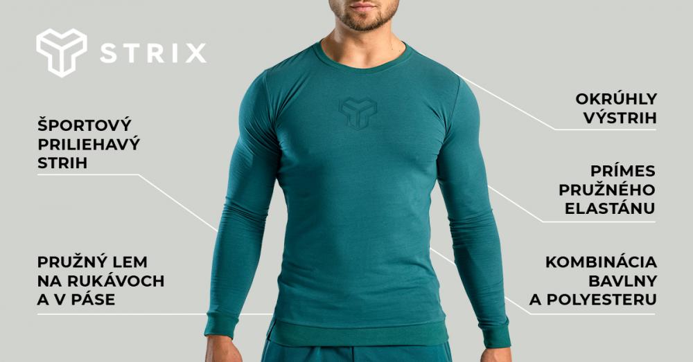 Tričko s dlouhým rukávem Essential Deep Teal - STRIX
