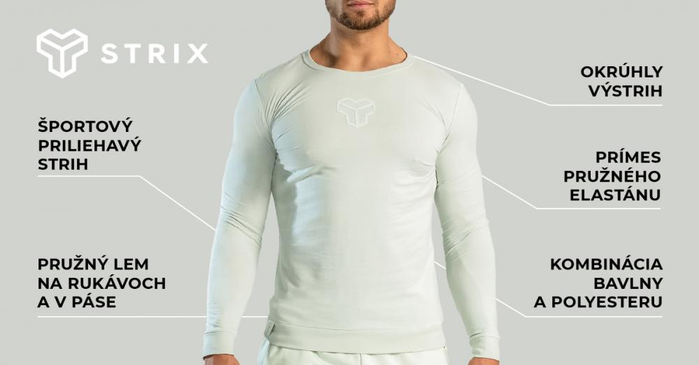 Tričko s dlouhým rukávem Essential Moon Grey - STRIX