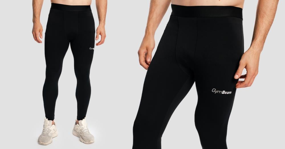 Pánské legíny Combat Black - GymBeam