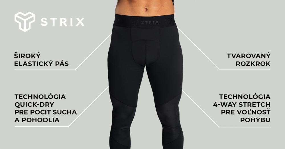 Pánské legíny Nebula Black - STRIX