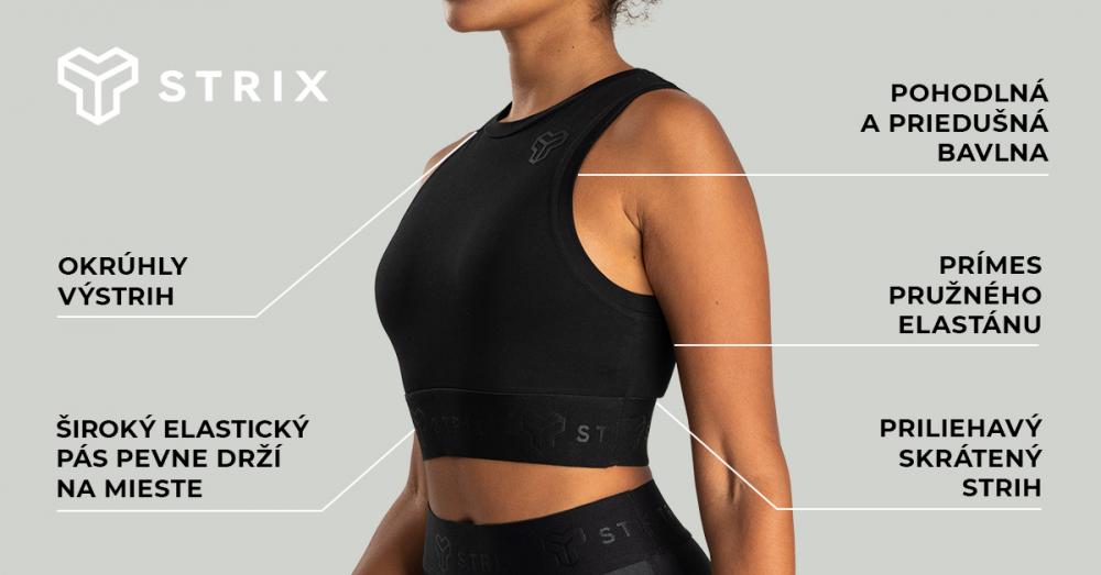 Dámský sportovní top Nebula Black - STRIX