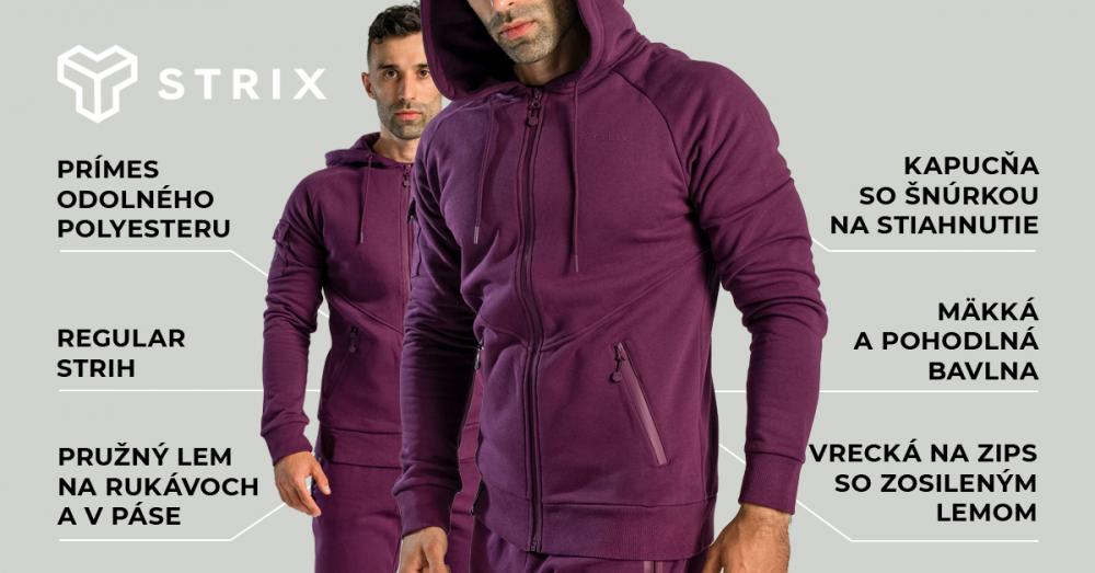 Mikina se zipem Nova Plum - STRIX
