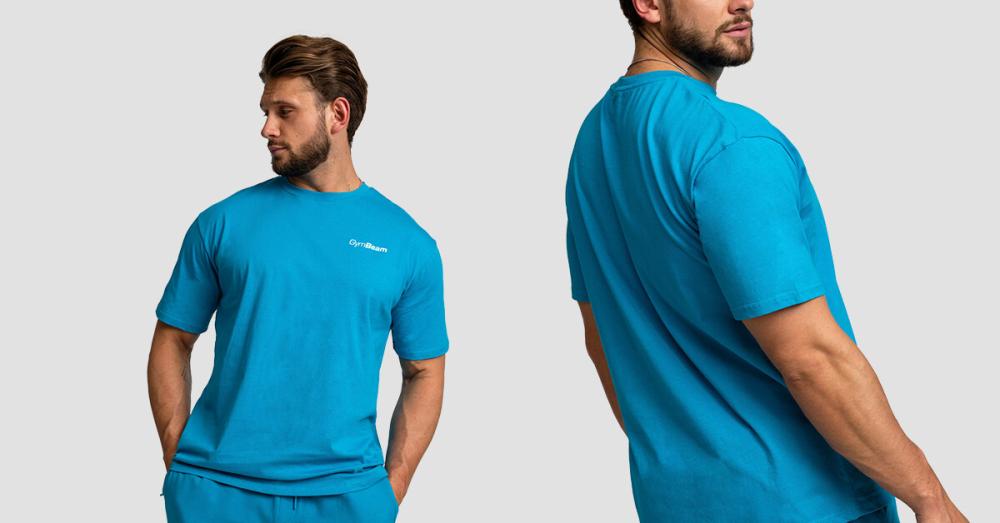 Limitless Oversized T-shirt Aquamarine - GymBeam