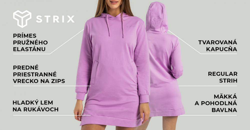 Dámská mikina ALPHA Longline Amethyst - STRIX