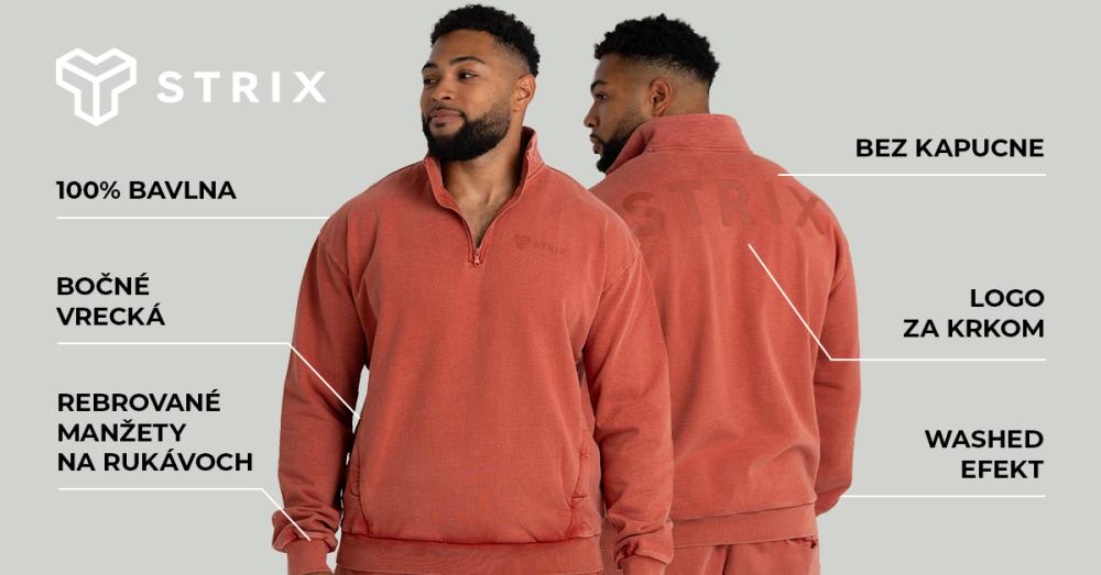 Mikina Washed Black - STRIX