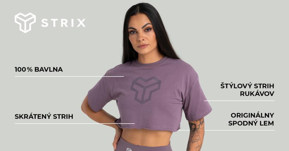 Dámské tričko CropTop Taupe - STRIX