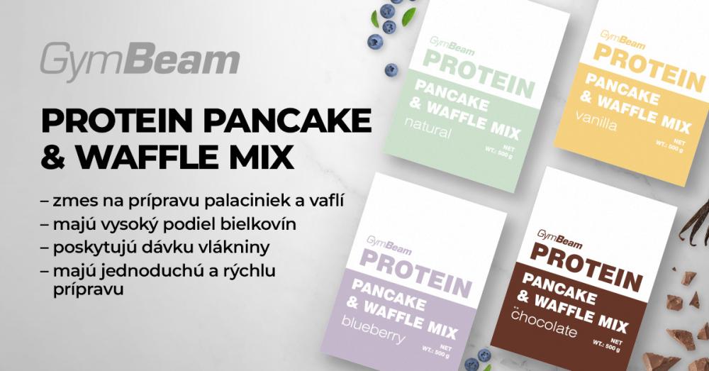 Proteinové palačinky Pancake & Waffle Mix 500 g - GymBeam