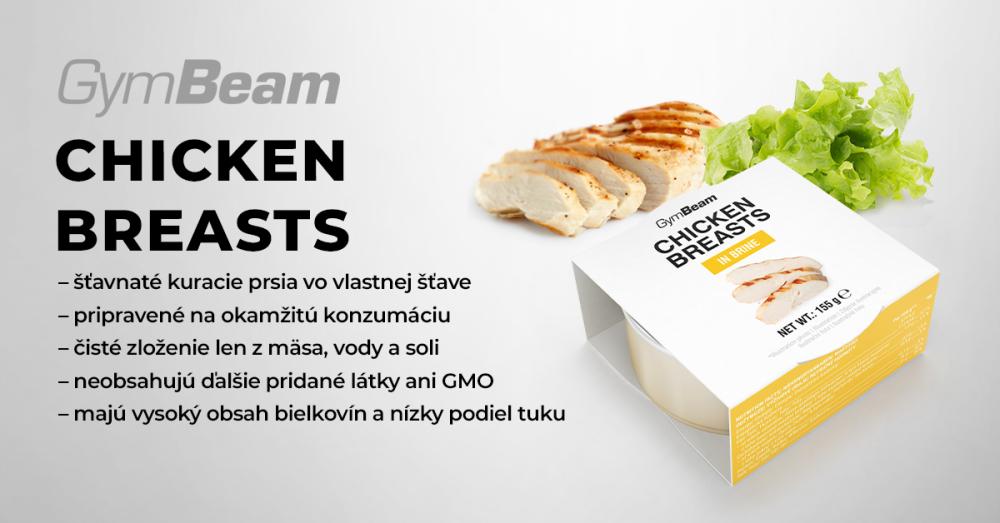 Kuřecí prsa ve vlastní šťávě - GymBeam