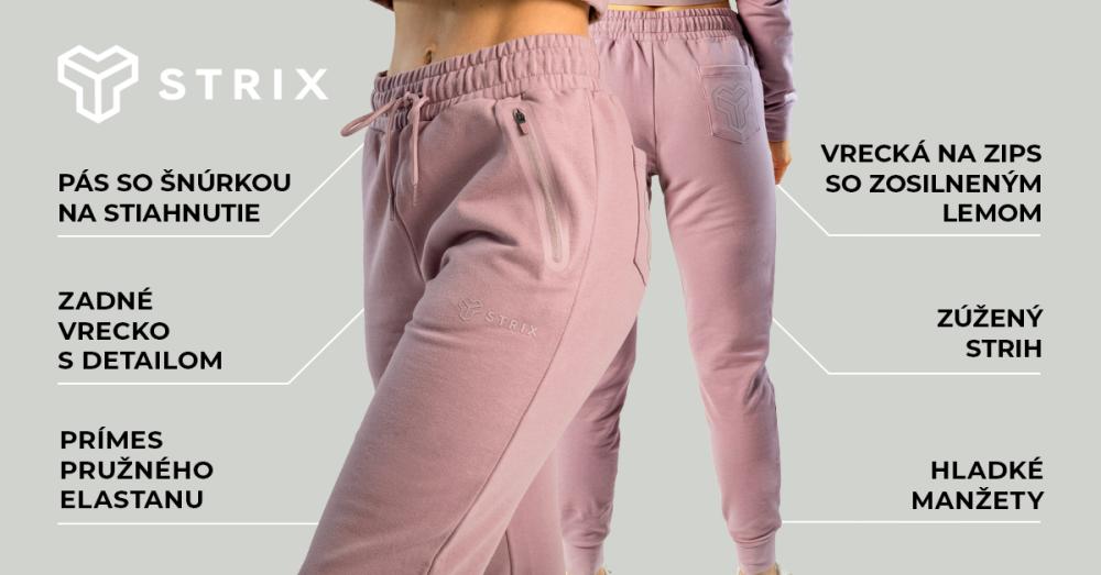 Dámské tepláky Essential Mauve - STRIX