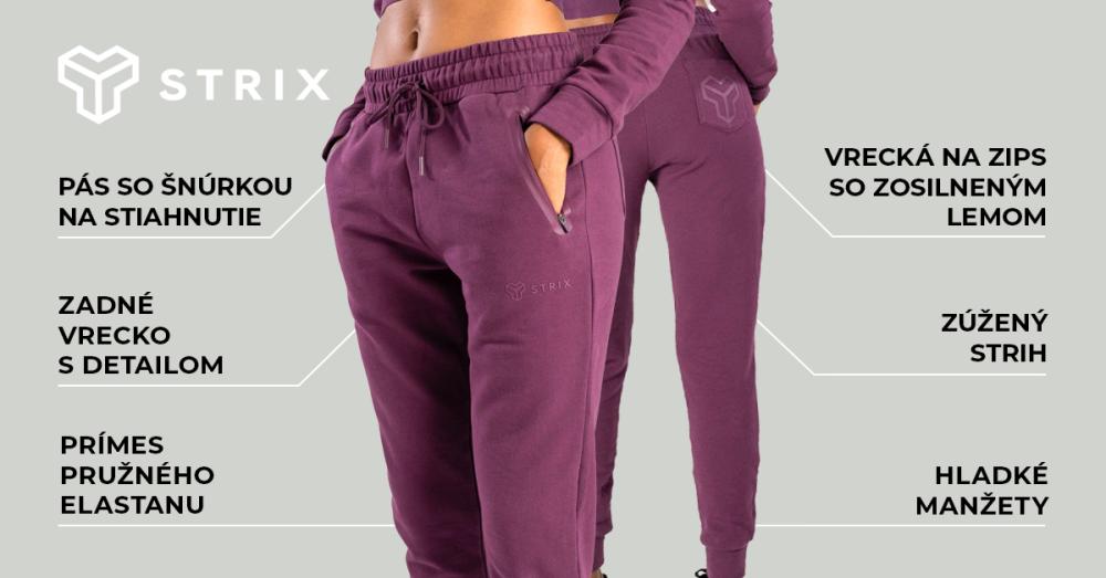 Dámské tepláky Essential Plum - STRIX