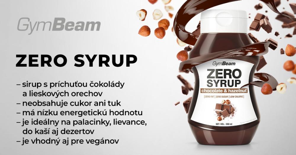 ZERO SIRUP čokoláda a lískové ořechy - GymBeam