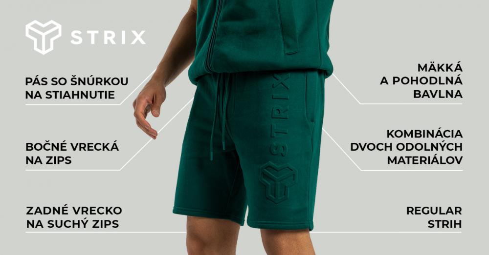 Šortky Embossed Emerald - STRIX