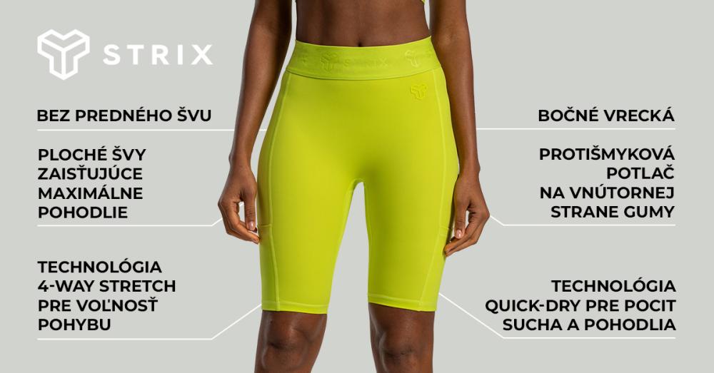 Lunar Biker Shorts Black - STRIX