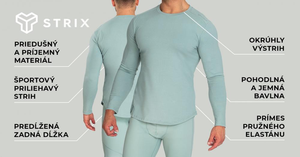 Tričko s dlouhým rukávem Nebula Stone Blue - STRIX