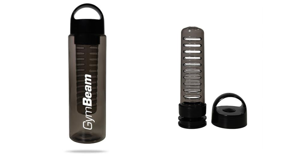Sportovní láhev Infuser All-Black 700 ml - GymBeam