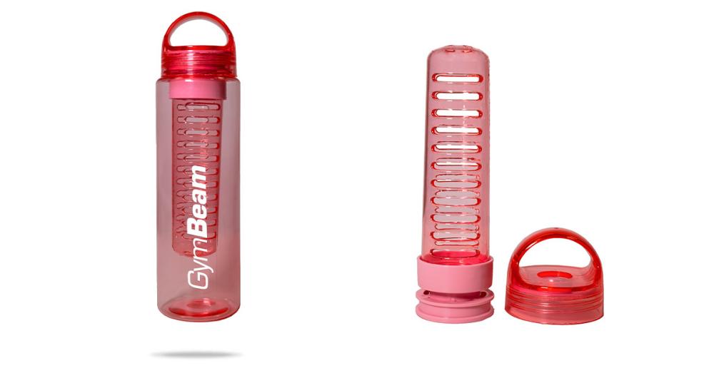 Sportovní láhev Infuser All-Pink 700 ml - GymBeam