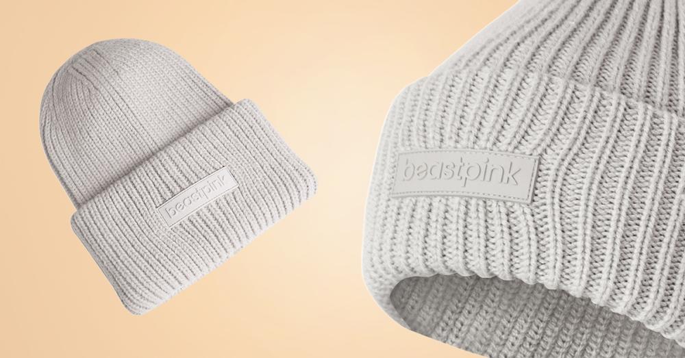  Zimní čepice Beanie Ivory - BeastPink