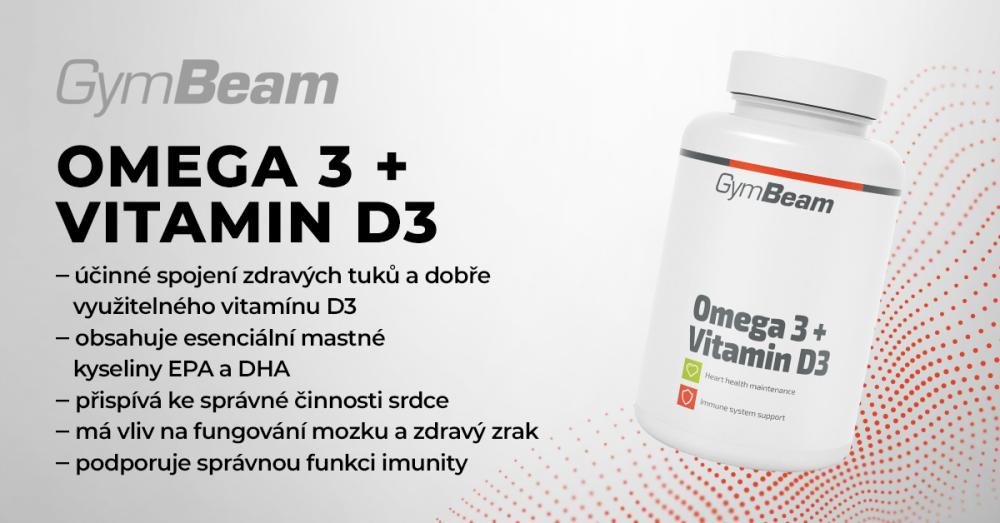 Omega 3 + Vitamín D3 - GymBeam