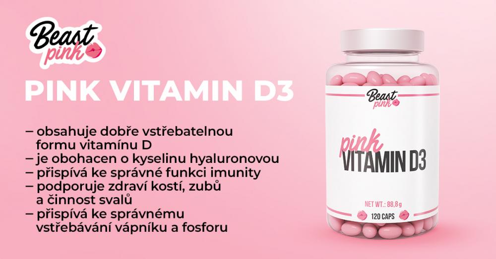 Pink Vitamín D3  - BeastPink