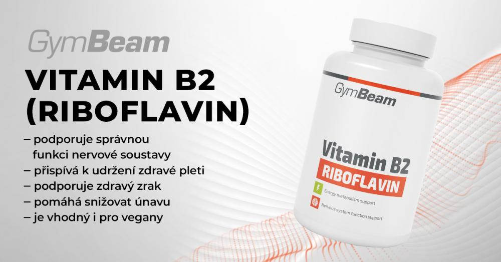 Vitamín B2 (Riboflavin) - GymBeam