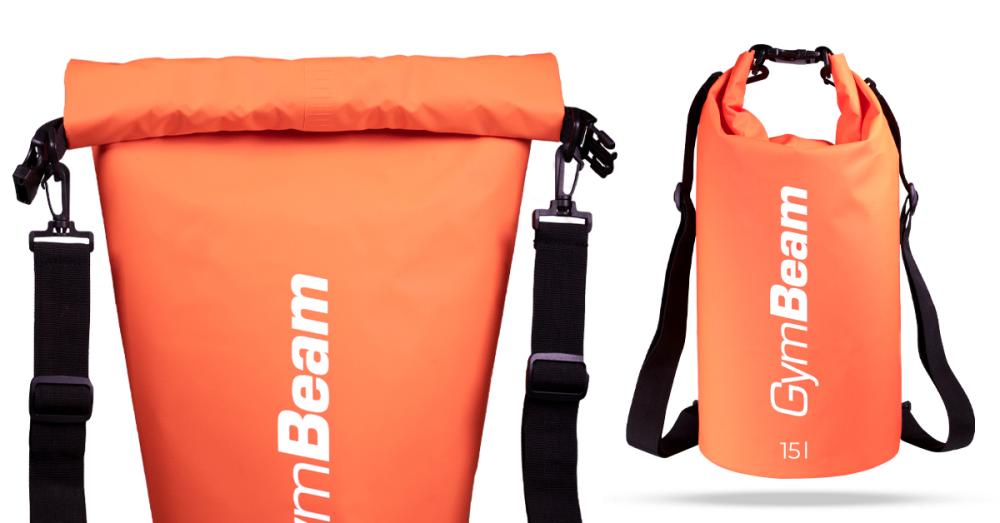 Voděodolný batoh Dry Bag Orange - GymBeam
