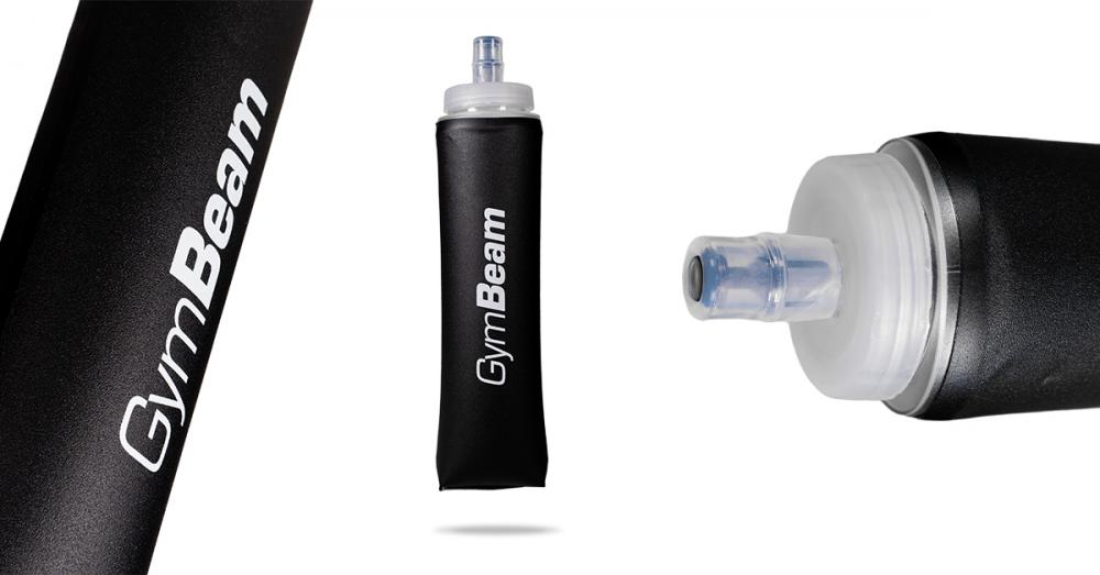Láhev Hydra Soft Flask Black 550 ml - GymBeam