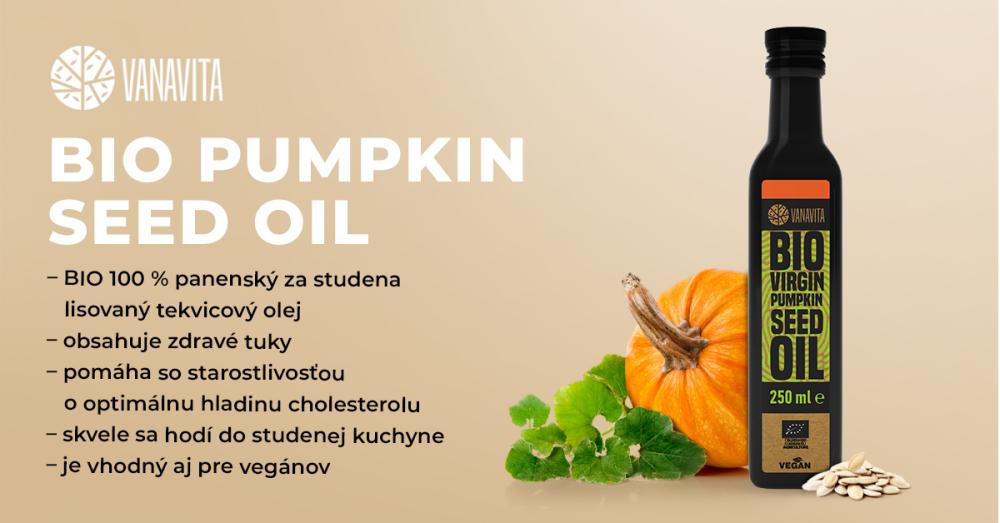 BIO Dýňový olej - VanaVita