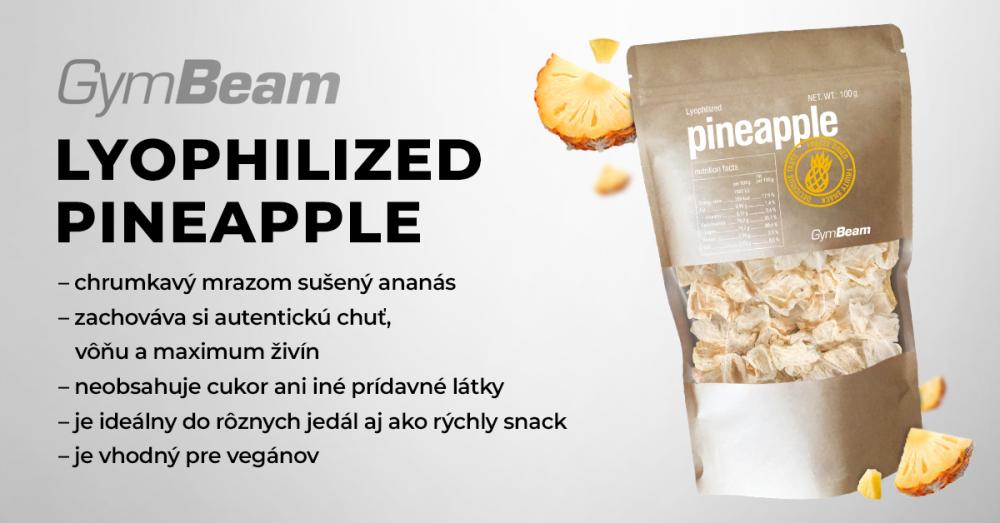 Lyofilizovaný ananas - GymBeam