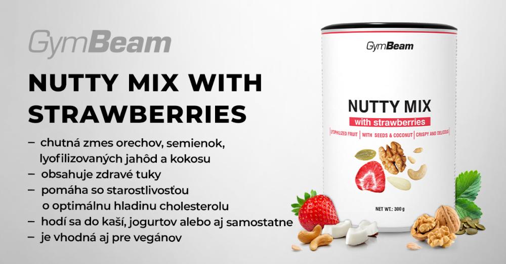 Nutty Mix s jahodami - GymBeam