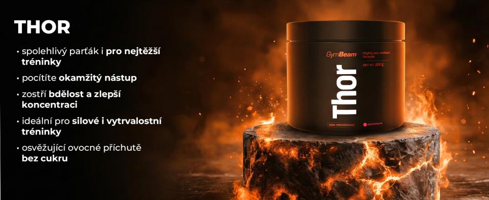 Účinky Thor - Gymbeam
