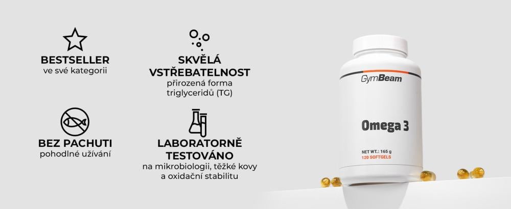 Benefity Omega 3 - GymBeam