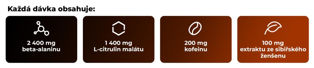 Co obsahuje Thor - GymBeam v jedné dávce