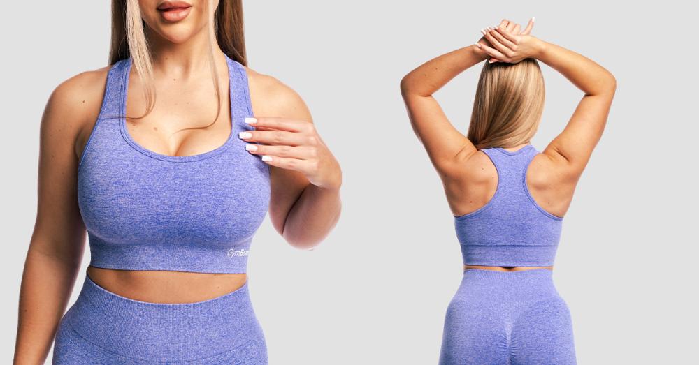 Sportovní podprsenka FLO Cobalt - GymBeam