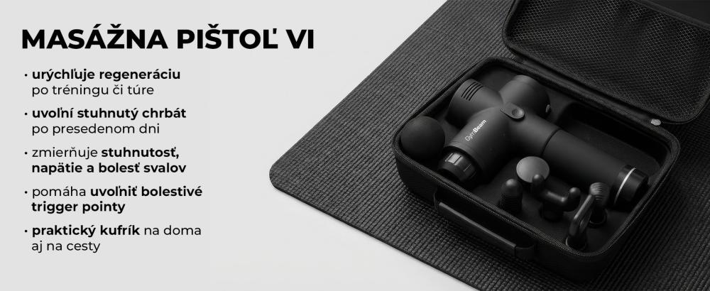 Účinky Masážní pistole VI Black - GymBeam
