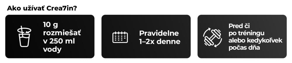 Jak užívat Crea7in – GymBeam?