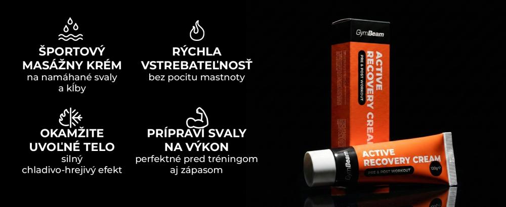 Klíčové benefity sportovního krému Active Recovery - GymBeam
