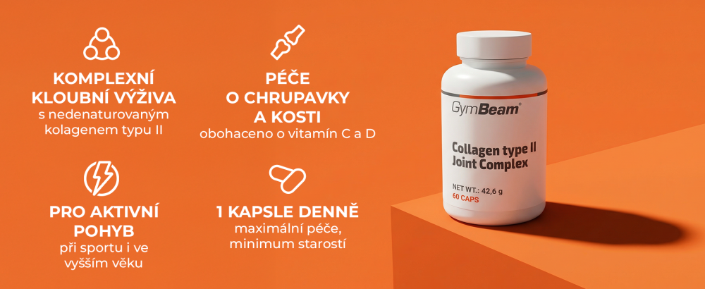 Vlastnosti Kolagenu typu II kloubního komplexu - GymBeam